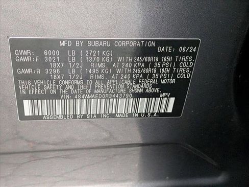 Certified 2024 Subaru Ascent Premium w/ Convenience Package image 26