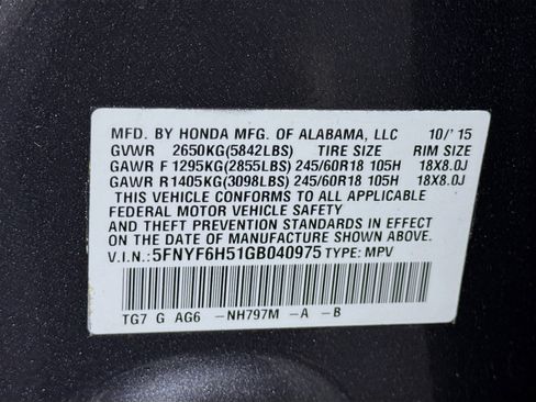 Used 2016 Honda Pilot EX-L image 32