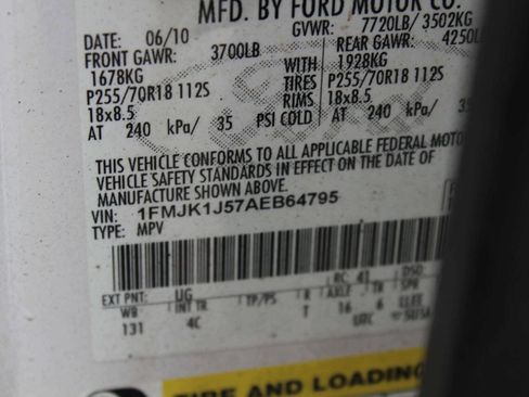 Used 2010 Ford Expedition EL Eddie Bauer image 10