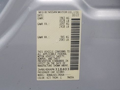 Used 2023 Nissan Altima 2.5 SV image 33