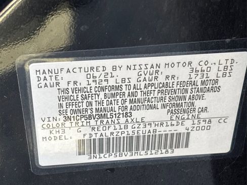 Used 2021 Nissan Kicks S image 14