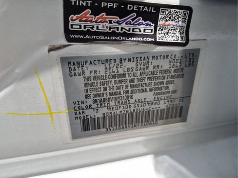 Certified 2022 Nissan Sentra SR w/ Midnight Edition FWD image 23