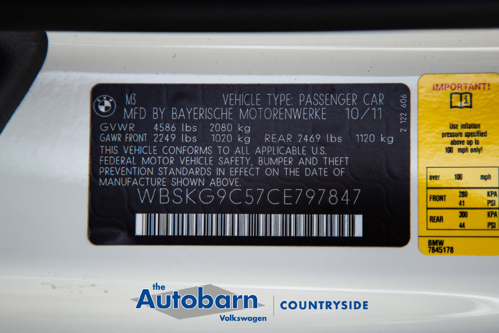 Used 2012 BMW M3 Coupe RWD image 41