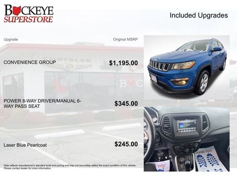 Certified 2021 Jeep Compass Latitude w/ Convenience Group image 10