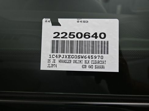 New 2025 Jeep Wrangler Sahara w/ Safety Group image 11