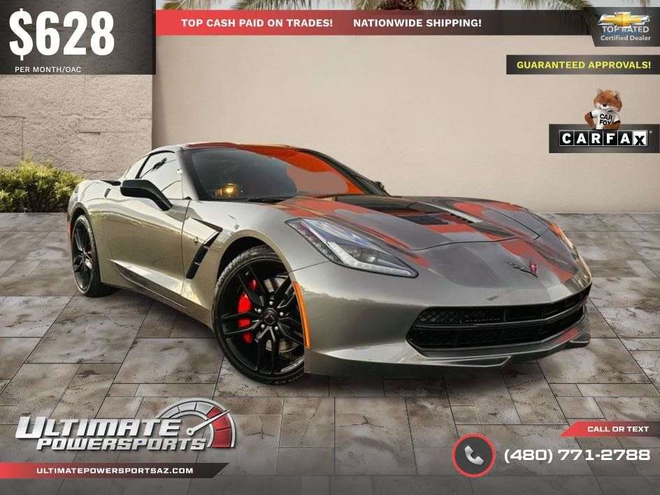Used 2016 Chevrolet Corvette Stingray Coupe w/ Carbon Flash Badge Package RWD image 39
