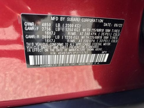 Certified 2023 Subaru Outback Touring image 9