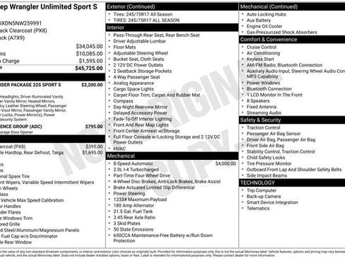 Used 2022 Jeep Wrangler Unlimited Sport image 36