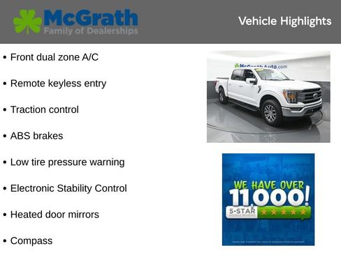 Used 2021 Ford F150 Lariat w/ FX4 Off-Road Package image 5