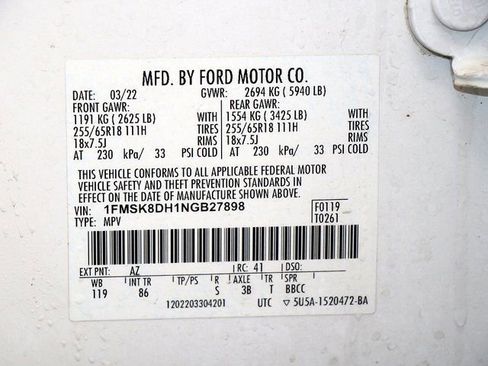 Used 2022 Ford Explorer XLT w/ Class IV Trailer Tow Package image 32