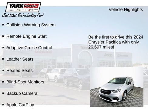 Certified 2024 Chrysler Pacifica Touring-L image 12