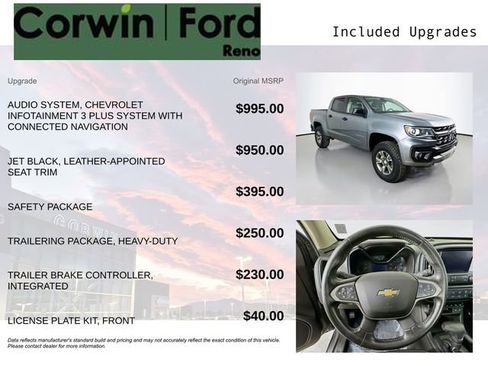 Used 2021 Chevrolet Colorado Z71 w/ Safety Package image 3