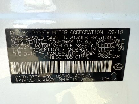 Used 2011 Lexus LS 460 Luxury image 54