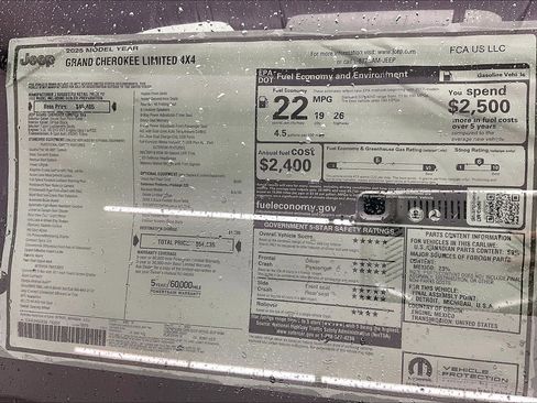 New 2025 Jeep Grand Cherokee Limited image 21