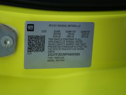 Used 2023 Chevrolet Corvette Z06 w/ Z07 Performance Package image 38