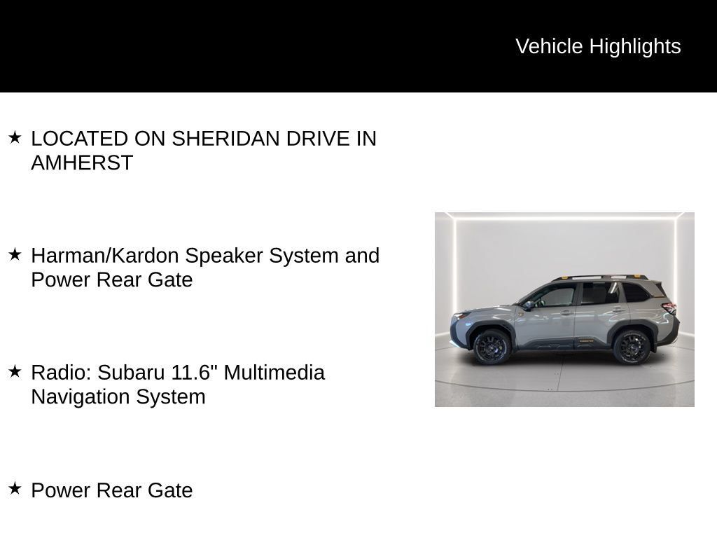 Certified 2026 Subaru Forester Wilderness AWD/4WD image 5