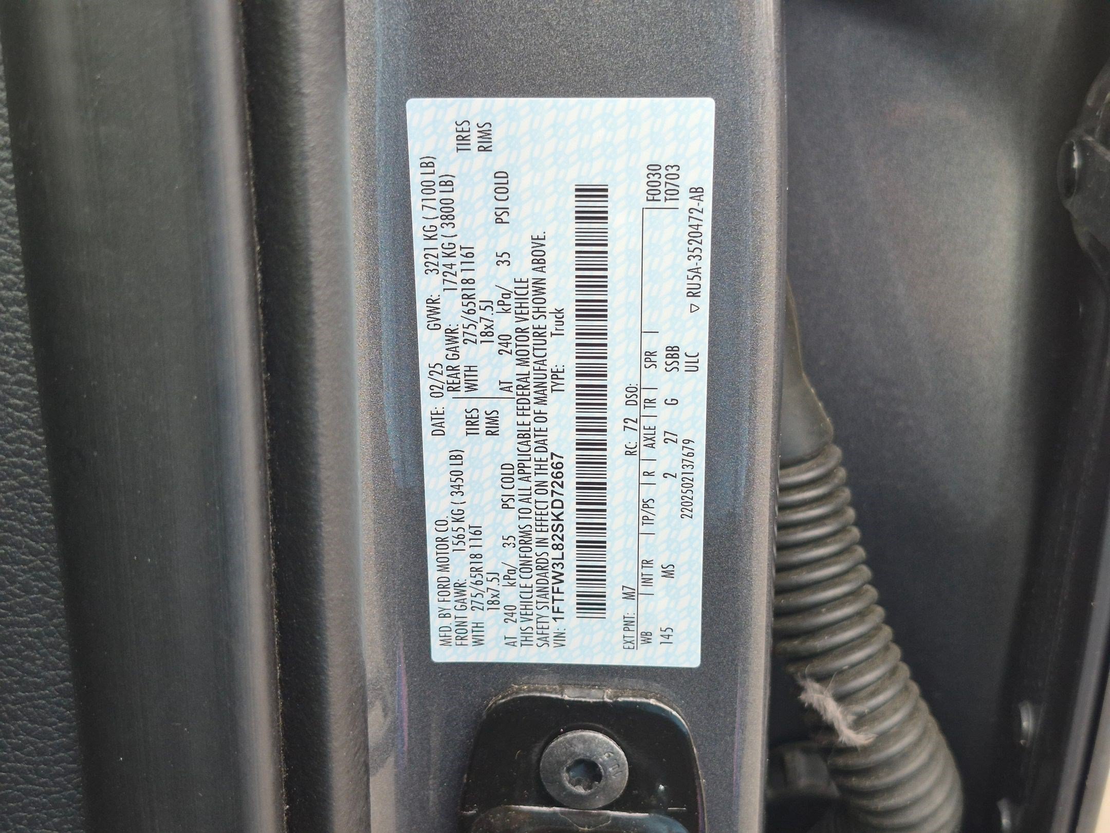 Used 2025 Ford F150 XLT w/ Equipment Group 301A Standard AWD/4WD image 35