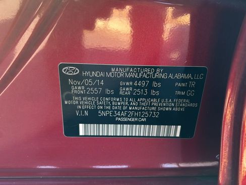 Used 2015 Hyundai Sonata Sport w/ Option Group 04 image 44