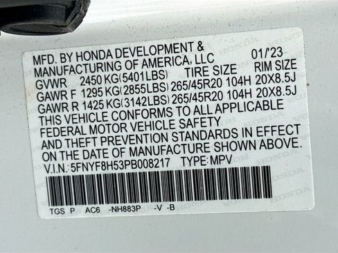 Certified 2023 Honda Passport EX-L image 30
