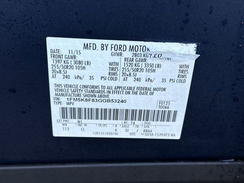 Used 2016 Ford Explorer Limited w/ Equipment Group 301A AWD/4WD image 17