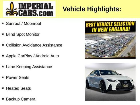 Used 2023 Lexus IS 350 F Sport w/ Memory Package image 7
