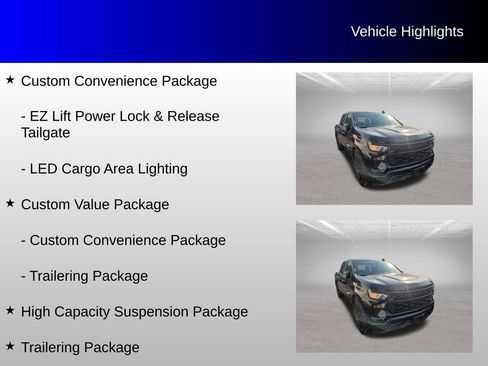 Used 2022 Chevrolet Silverado 1500 Custom w/ LPO, Dark Essentials Package AWD/4WD image 8