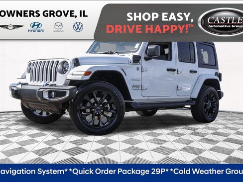 Used 2022 Jeep Wrangler Unlimited Sahara w/ Cold Weather Group AWD/4WD image 1