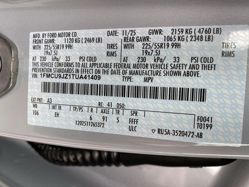 New 2026 Ford Escape Platinum image 48