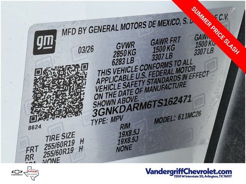 New 2026 Chevrolet Blazer EV LT FWD image 20