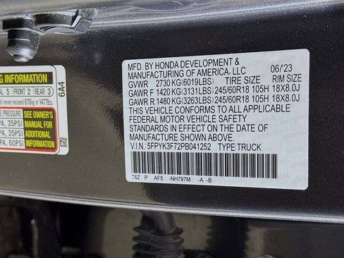 Used 2023 Honda Ridgeline RTL-E image 45