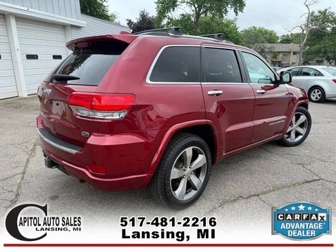 Used 2015 Jeep Grand Cherokee Overland w/ Advanced Technology Group AWD/4WD image 8