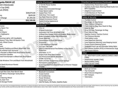 Certified 2024 Toyota RAV4 LE AWD/4WD image 58