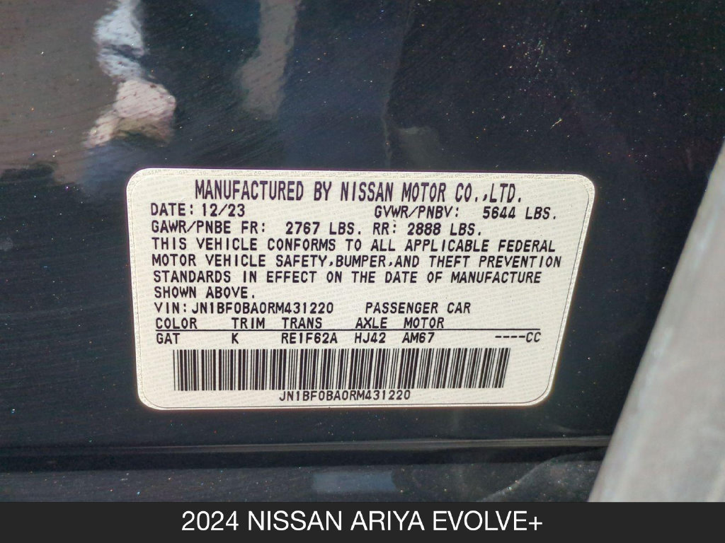 Certified 2024 Nissan Ariya FWD image 25