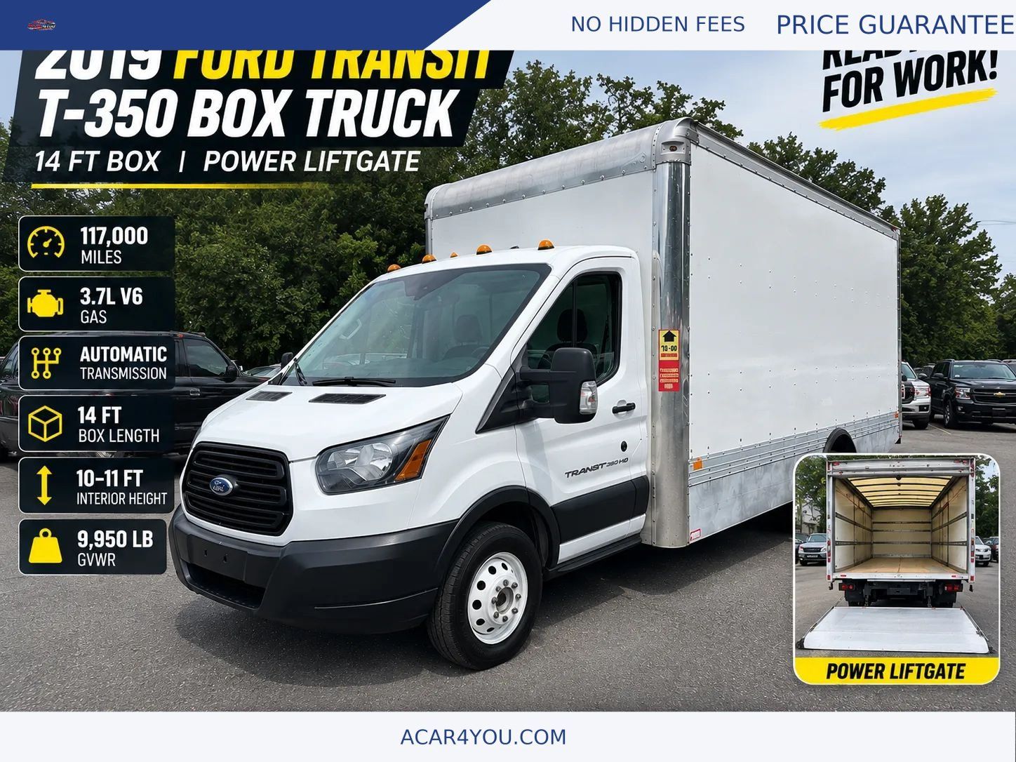 Used 2019 Ford Transit 350 156 DRW RWD image 1