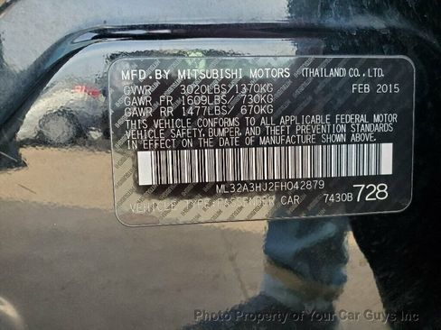 Used 2015 Mitsubishi Mirage DE FWD image 22