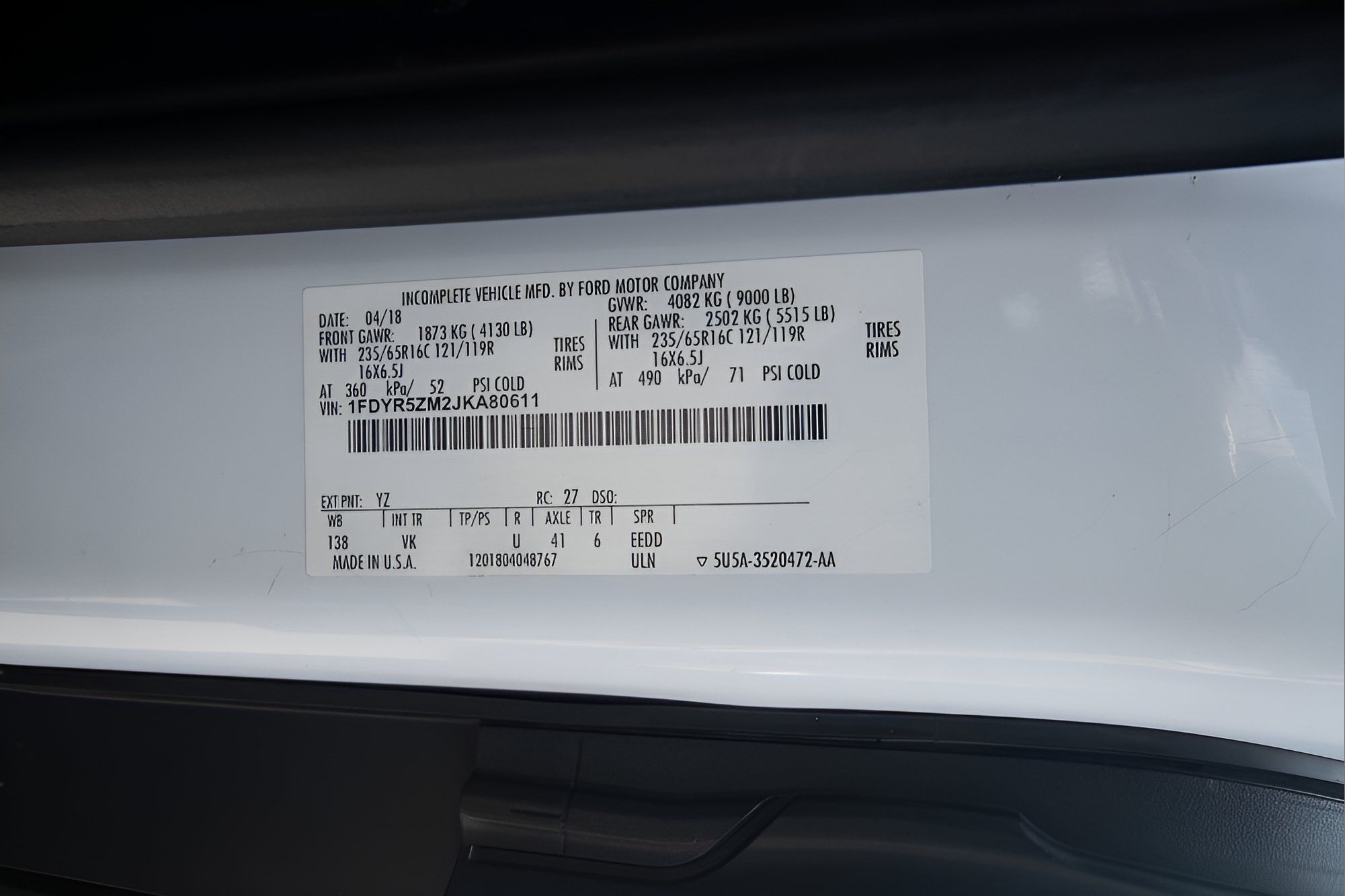 Used 2018 Ford Transit 250 138 RWD image 27