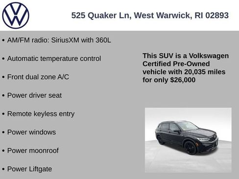 Certified 2022 Volkswagen Tiguan SE R-Line image 7