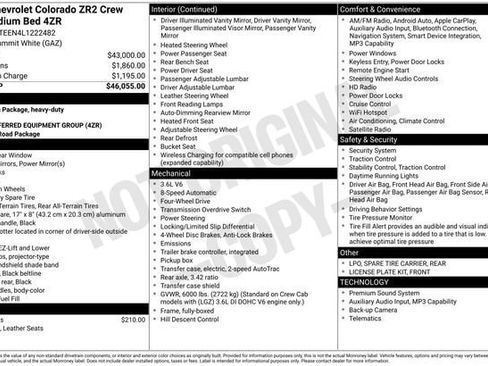 Certified 2020 Chevrolet Colorado ZR2 AWD/4WD image 31