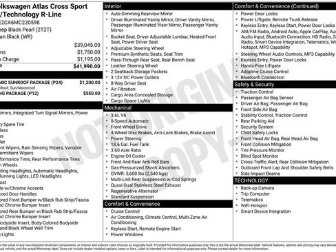 Used 2021 Volkswagen Atlas Cross Sport SE w/ Panoramic Sunroof Package image 3