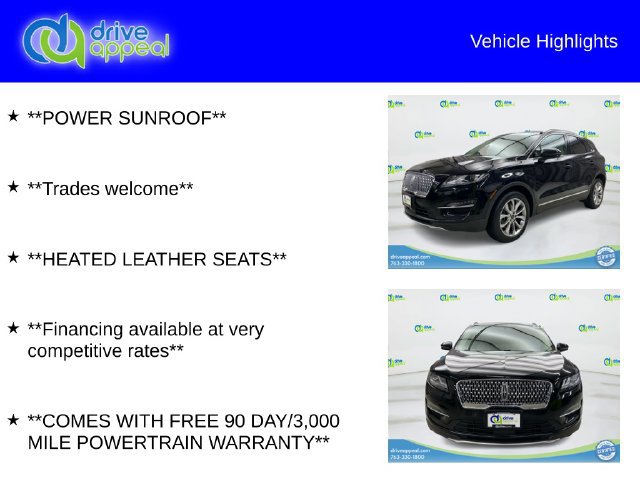 Used 2019 Lincoln MKC Select w/ Select Plus Package AWD/4WD image 12
