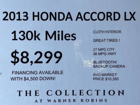 Used 2013 Honda Accord LX image 2