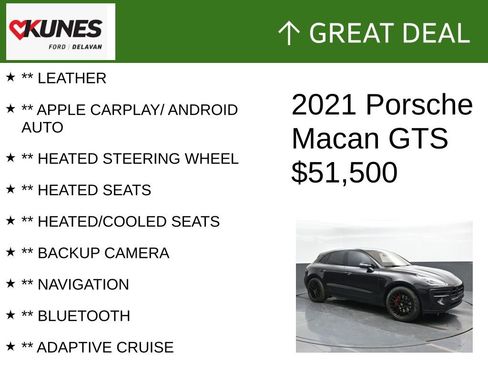 Used 2021 Porsche Macan GTS AWD/4WD image 2