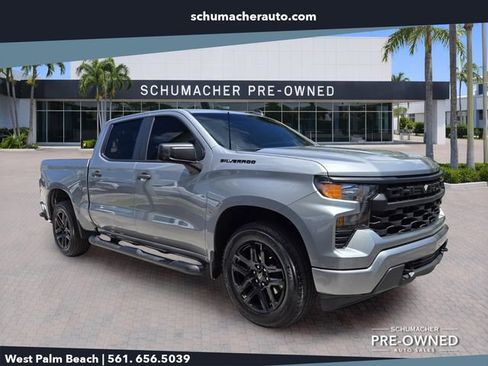 Used 2024 Chevrolet Silverado 1500 Custom w/ LPO, Dark Essentials Package RWD image 1