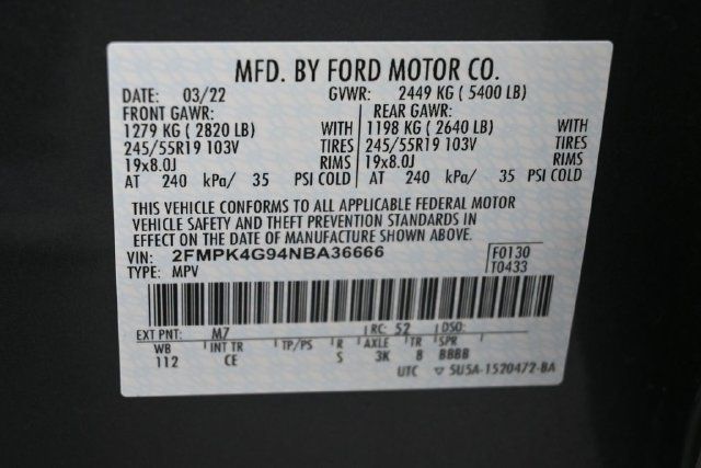 Used 2022 Ford Edge SE w/ Black Appearance Package AWD/4WD image 18