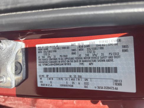 Used 2019 Ford Escape SEL image 32