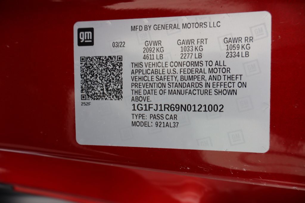 Used 2022 Chevrolet Camaro ZL1 RWD image 39