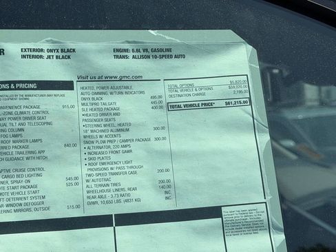 New 2025 GMC Sierra 2500 SLE w/ SLE Convenience Package AWD/4WD image 17