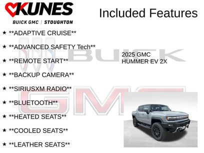 New 2025 GMC Hummer EV 2X w/ LPO, Dark Essentials Package