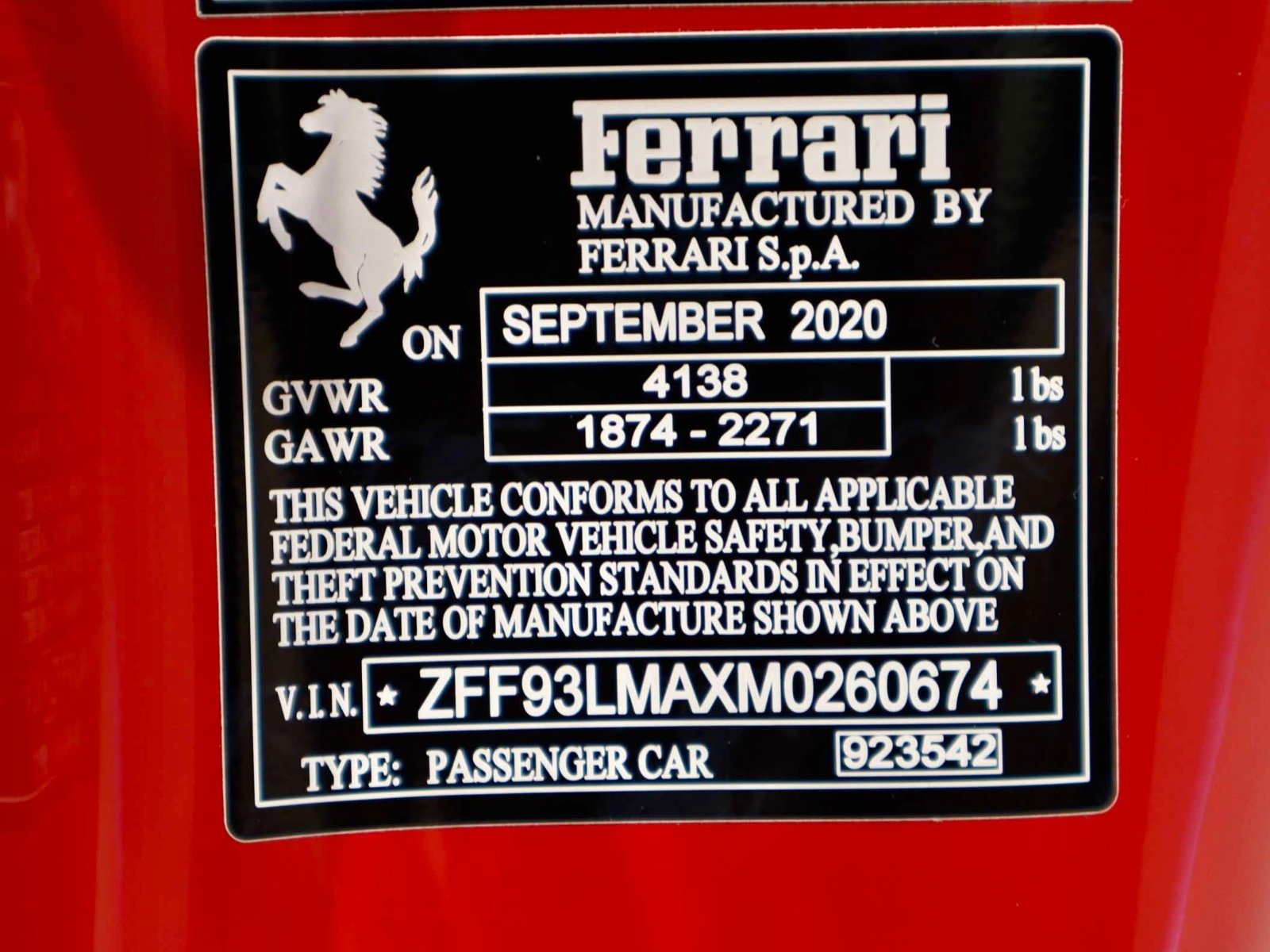 Certified 2021 Ferrari F8 Tributo RWD image 38