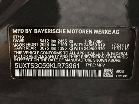 Used 2019 BMW X3 M40i w/ Premium Package image 32